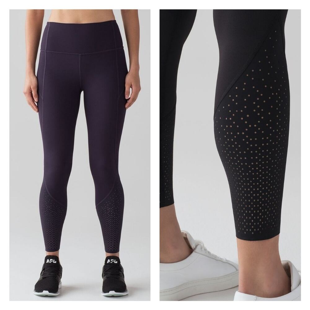 lululemon anew tights black 10